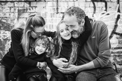 moderne Familienfotografie München